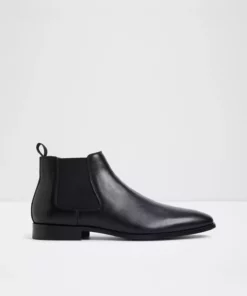بوت چلسی مردانه مشکی از چرم طبیعی SOSA برند Aldo - 979237319