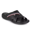 ترلیک مردانه مشکی دلما با زیره آناتومیک از چرم طبیعی برند U.S. Polo Assn. - 865541587