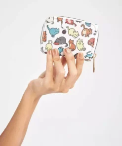 کیف پول زنانه طرح گربه از چرم مصنوعی R8439AZNS برند Defacto - 118754489