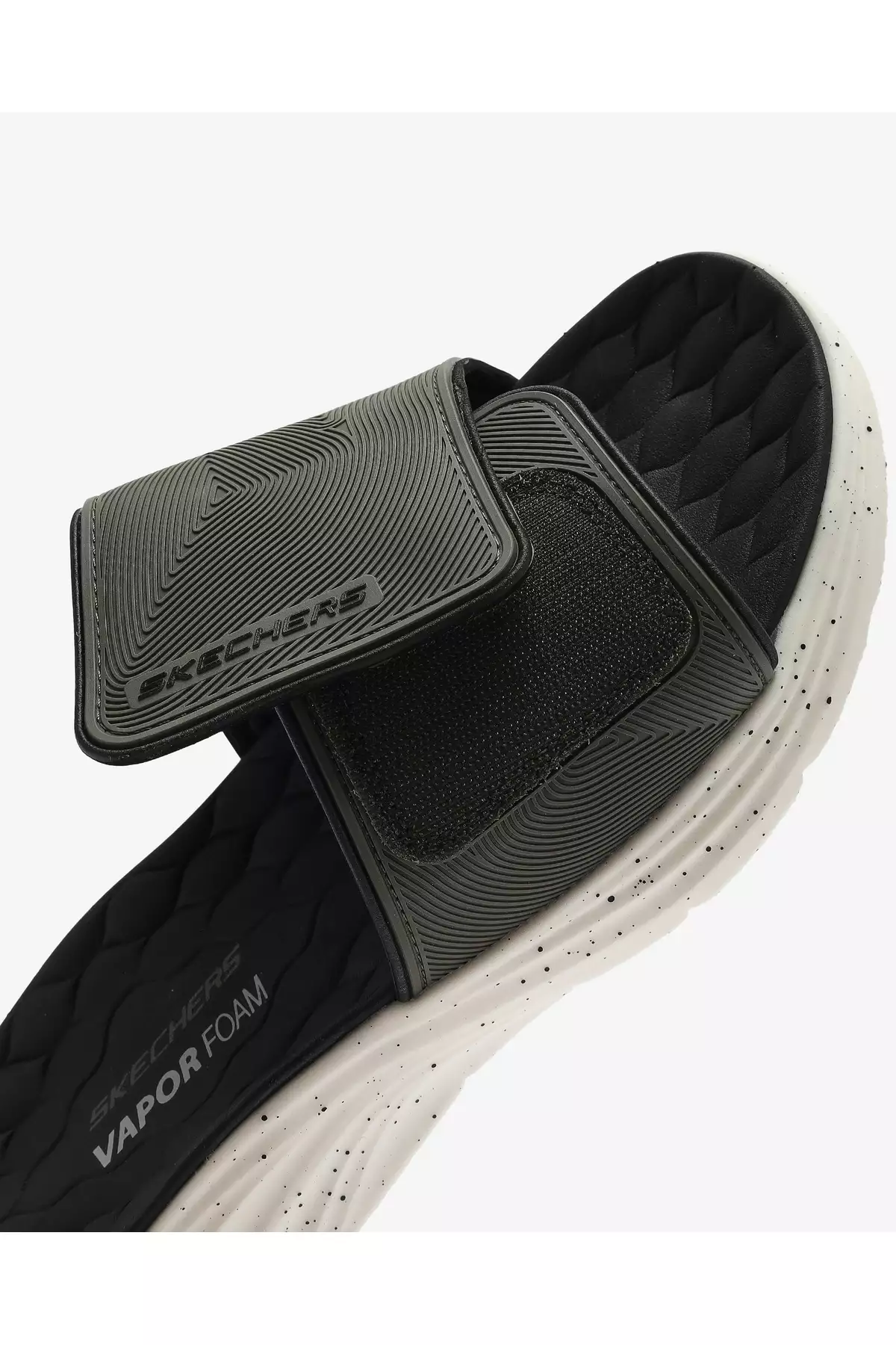 دمپایی فوم بخار - دمپایی مردانه رییدو رنگ خاکی مدل 232897 برند Skechers - 923368085