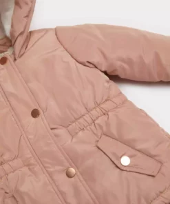 کاپشن آبنشو بستهدار دخترانه برند Defacto - 857128011