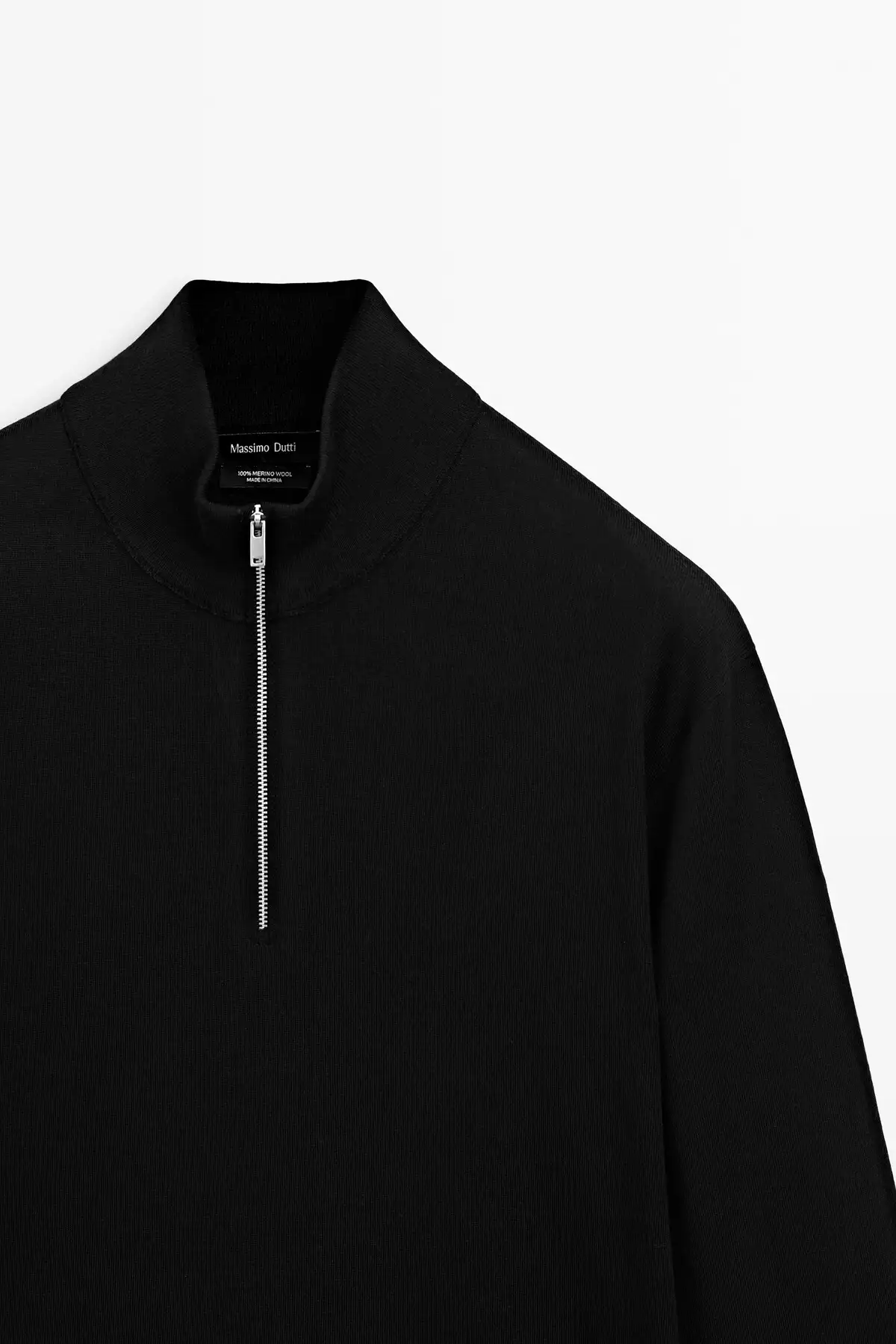 ژاکت با زیپ ترایکویی برند Massimo Dutti - 955297355
