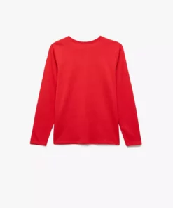 تیشرت پُلیتی با یقه گرد و آستین بلند برند Koton - 991082283