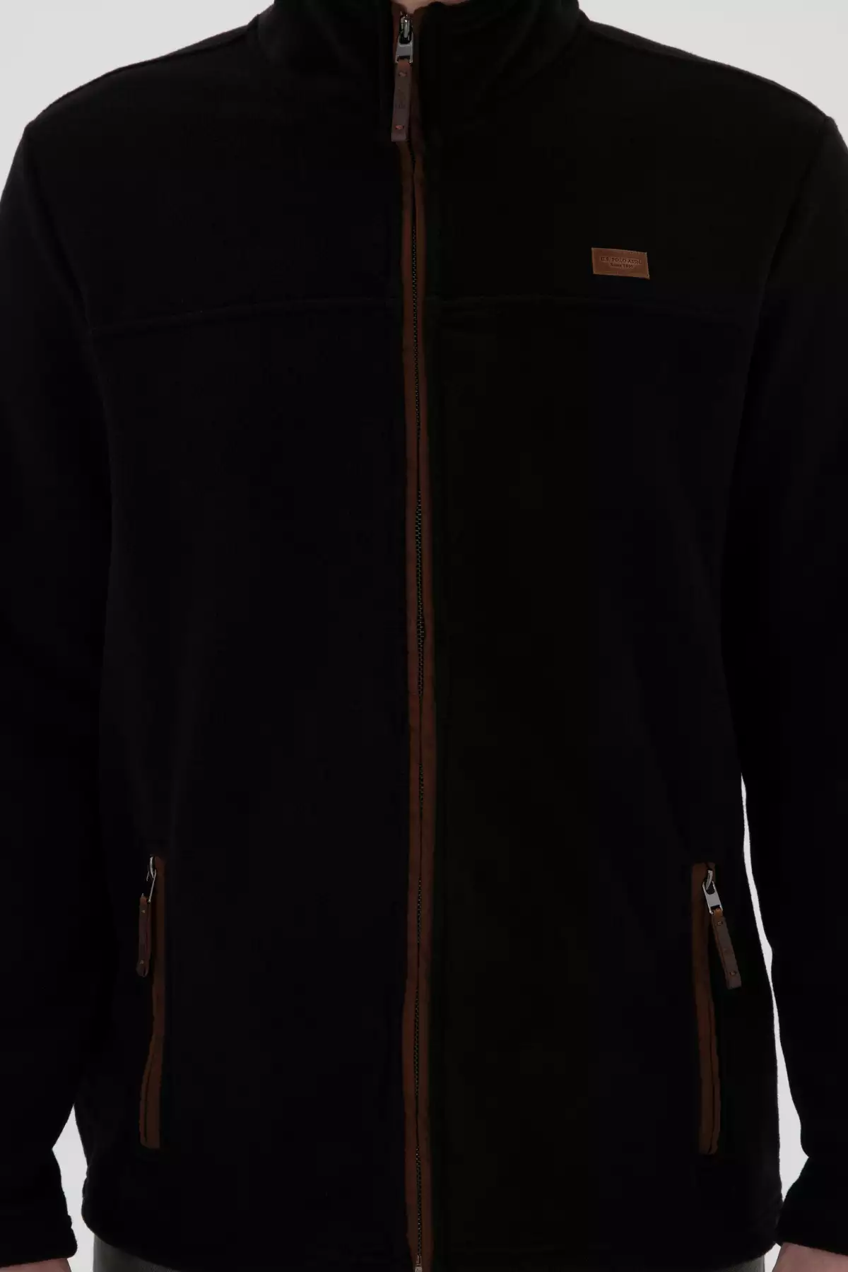 کازکت مردانه سیاه رنگ با بافت پشمی 50290594-VR046 برند U.S. Polo Assn. - 927790635