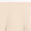 دامن میدی با پارچه مخلوط کتان و چیندار برند Massimo Dutti - 953462514