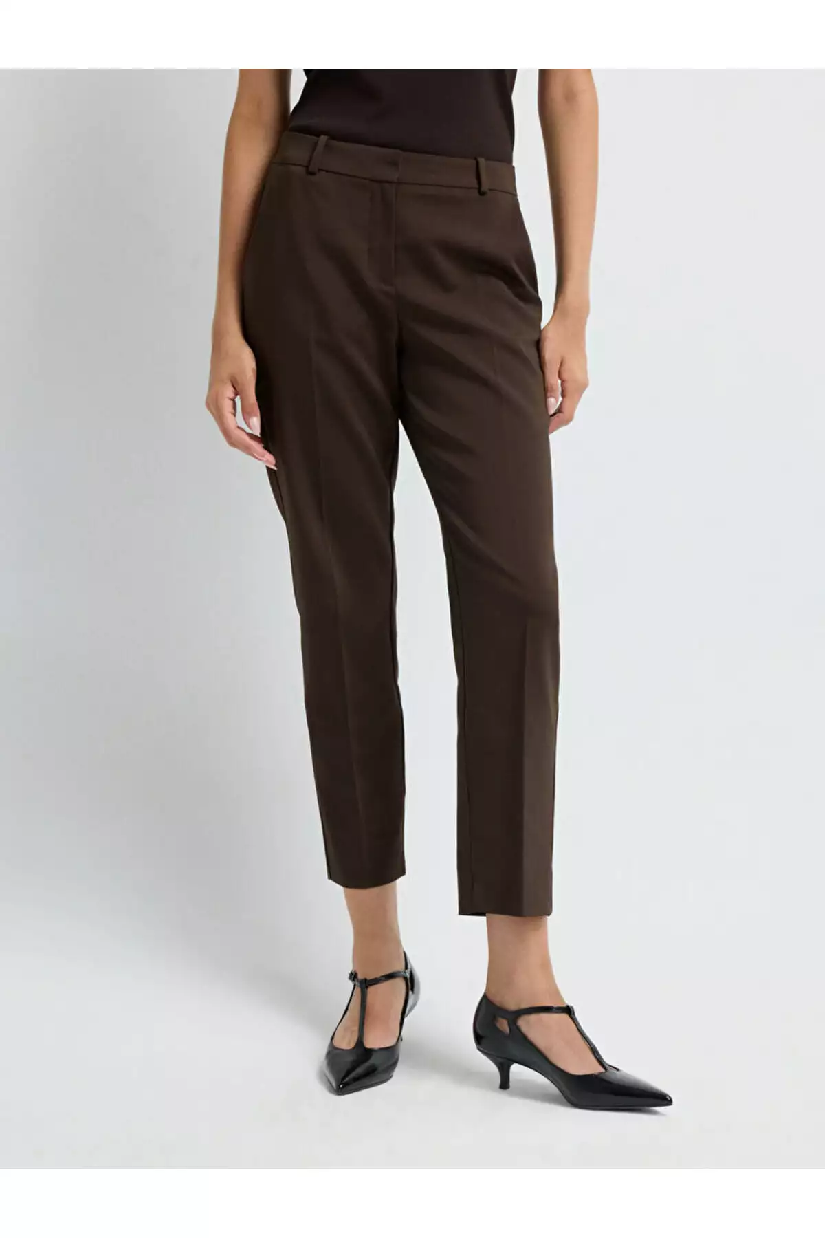 شلوار با شیار و جیب کناری برند adL - 977732104