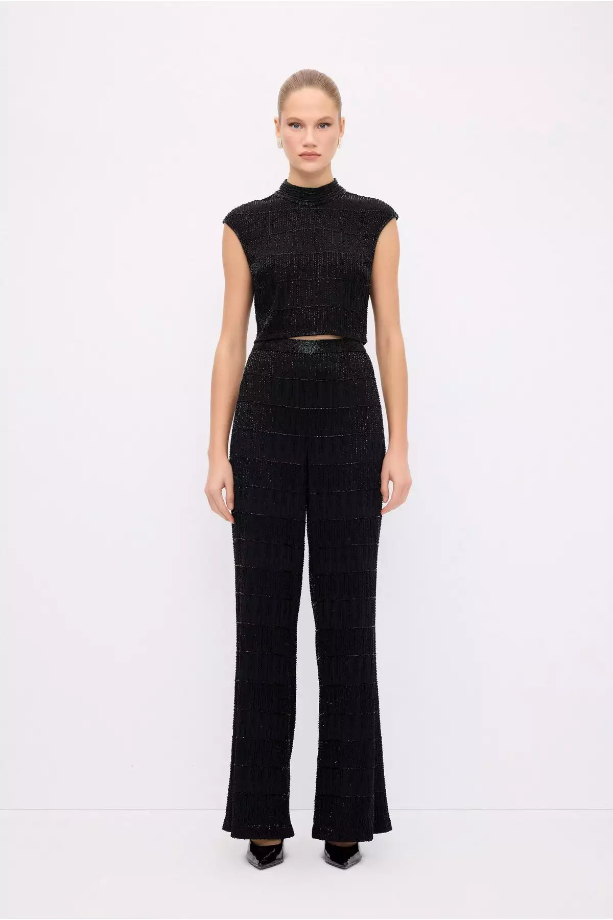 شلوار پاییزه زوم شب با طراحی برجسته برند adL - 955430819