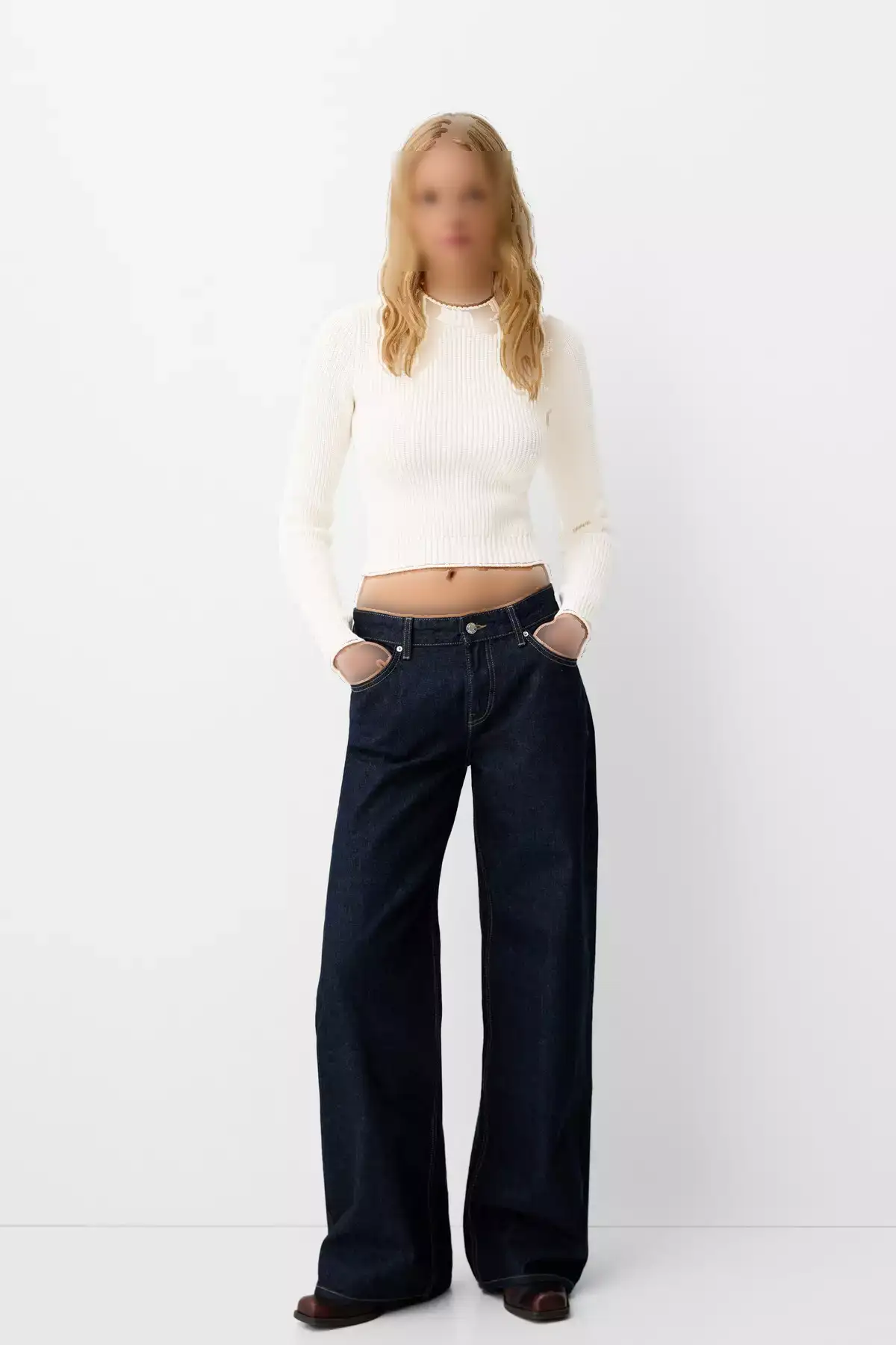 ژاکت یقه گرد برند Bershka - 956831777