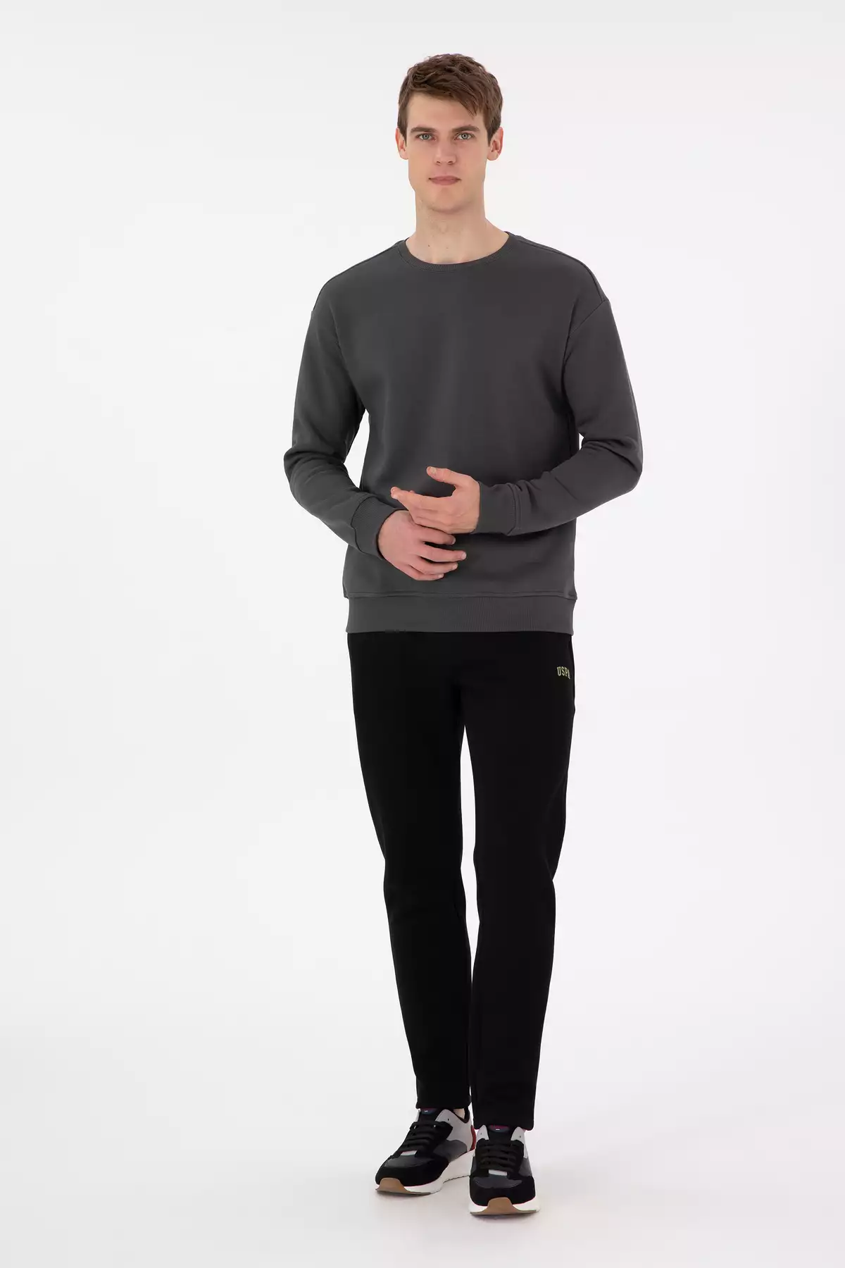 شلوار ورزشی مردانه مشکی 50295173-VR046 برند U.S. Polo Assn. - 878904494