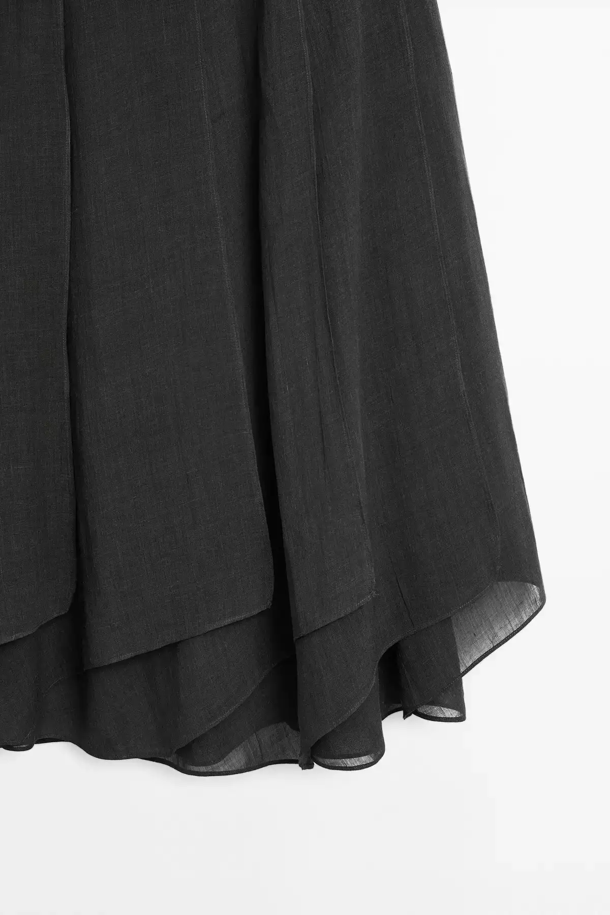 دامن بلند و دکلته چیندار برند Massimo Dutti - 944705649