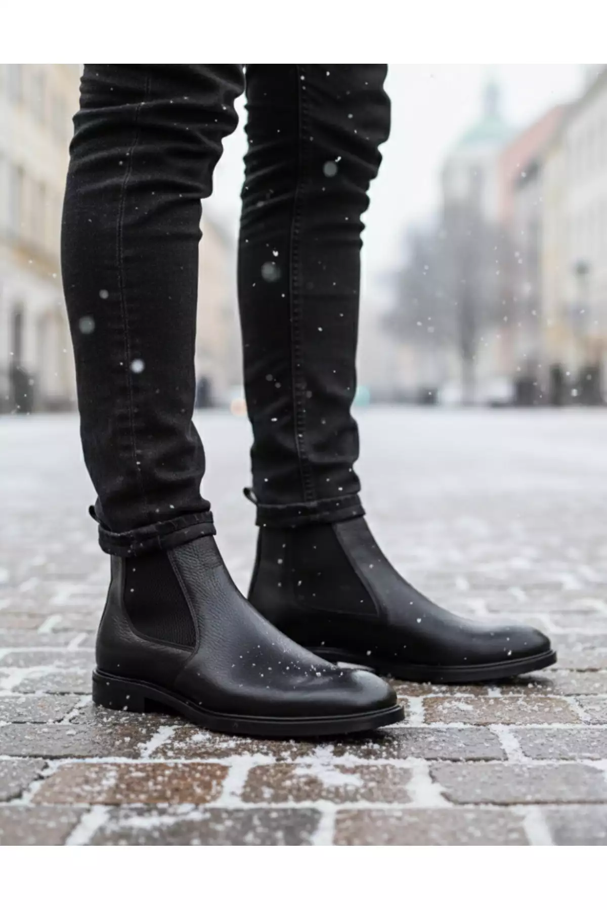 مدل چلسیا بوت روزمره از چرم طبیعی با زیره ارتوپدیک، مقاوم در برابر آب و سرما و با سایز کامل برند Zegeshoes - 981746296