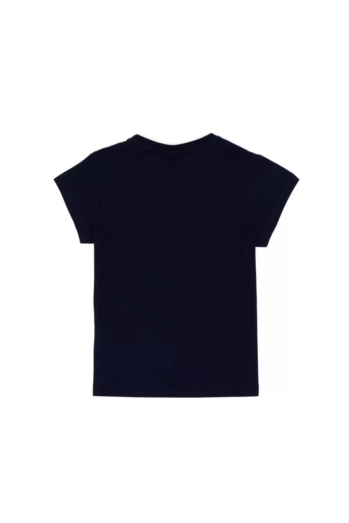 تیشرت آبی تیره ساده با یقه گرد برای پسران برند U.S. Polo Assn. - 927784075