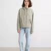 بارانی زنانهOversize با ظاهر چرم و کلاهدار برند LC Waikiki - 979411819
