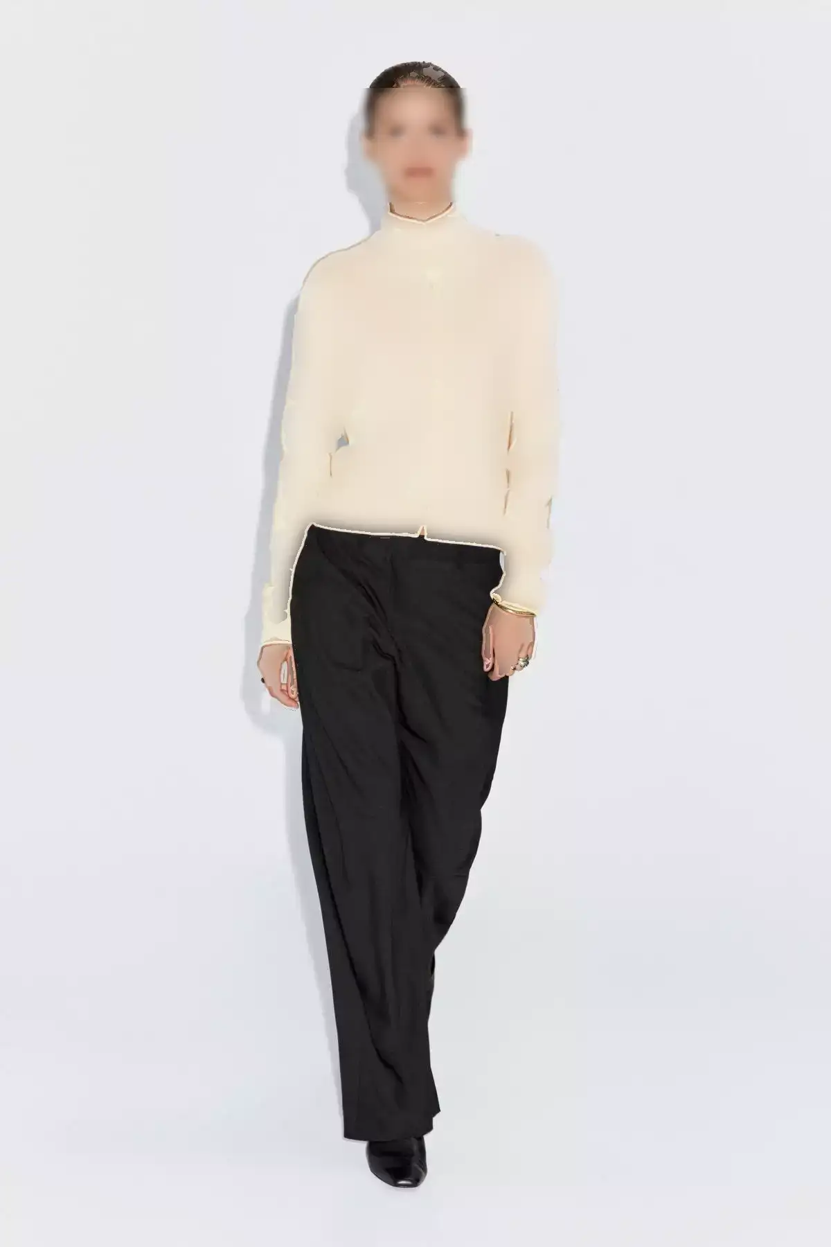 این محصول متعلق به "ژاکت با یقه راست از ۱۰۰٪ پشم" است. برند Massimo Dutti - 984744491