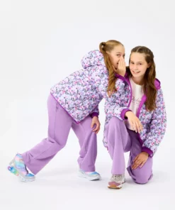 کاپشن پافر دو طرفه دخترانه بزرگ رنگ بنفش مدل SK2520079-4069 برند Skechers - 981631666