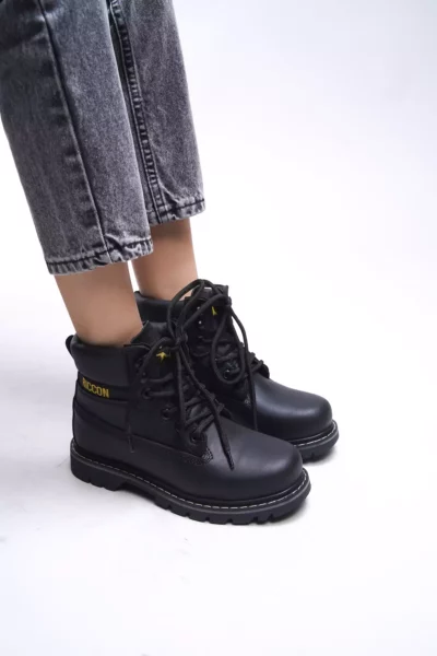 کفش چرم مشکی مردانه و زنانه 0012923 برند Riccon - 32887543