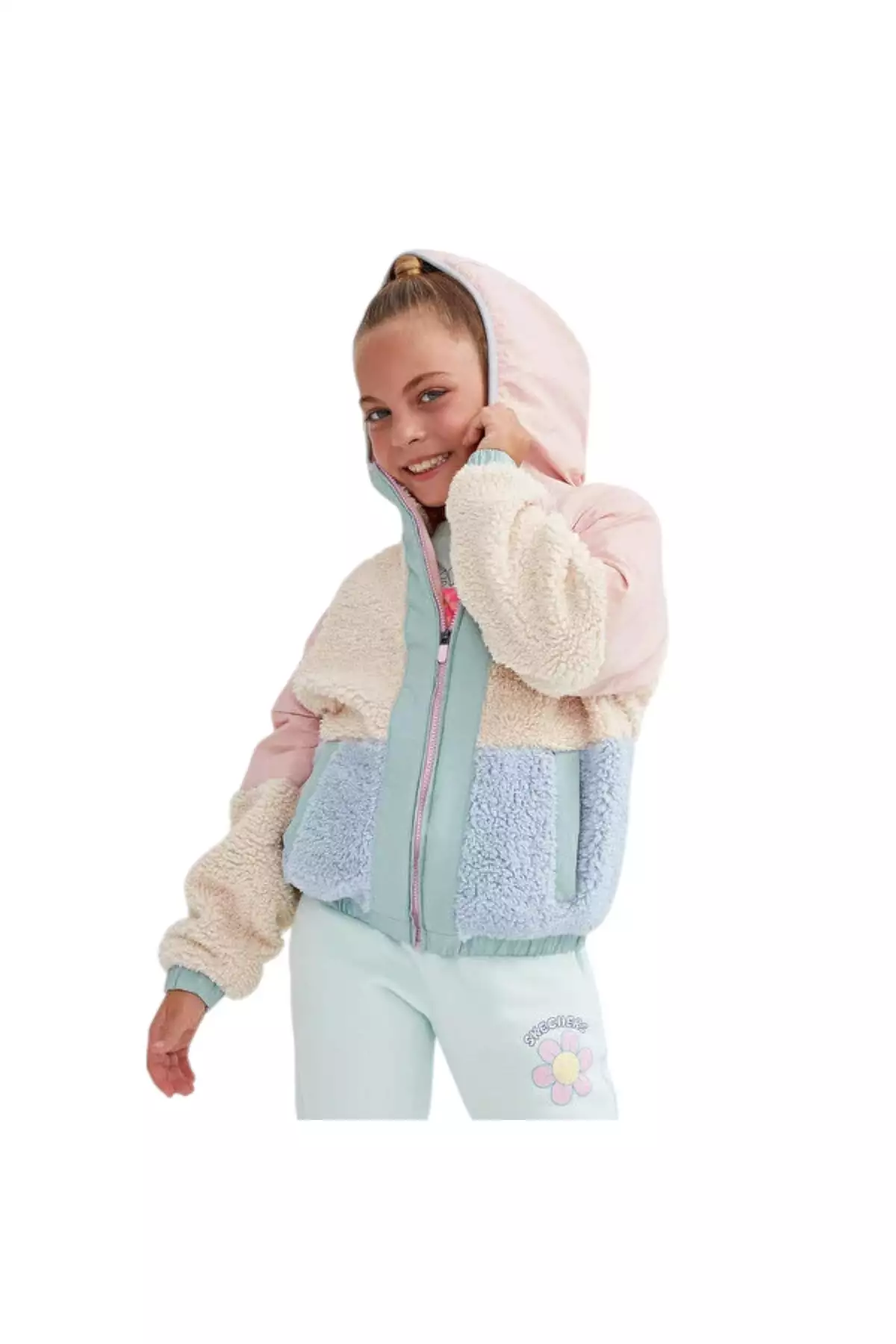 کاپشن زیپدار دخترانه برند Skechers - 968412070