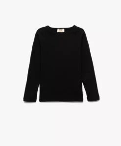 تیشرت ساده یقه گرد کشباف با آستین بلند از پنبه برند Koton - 954285098