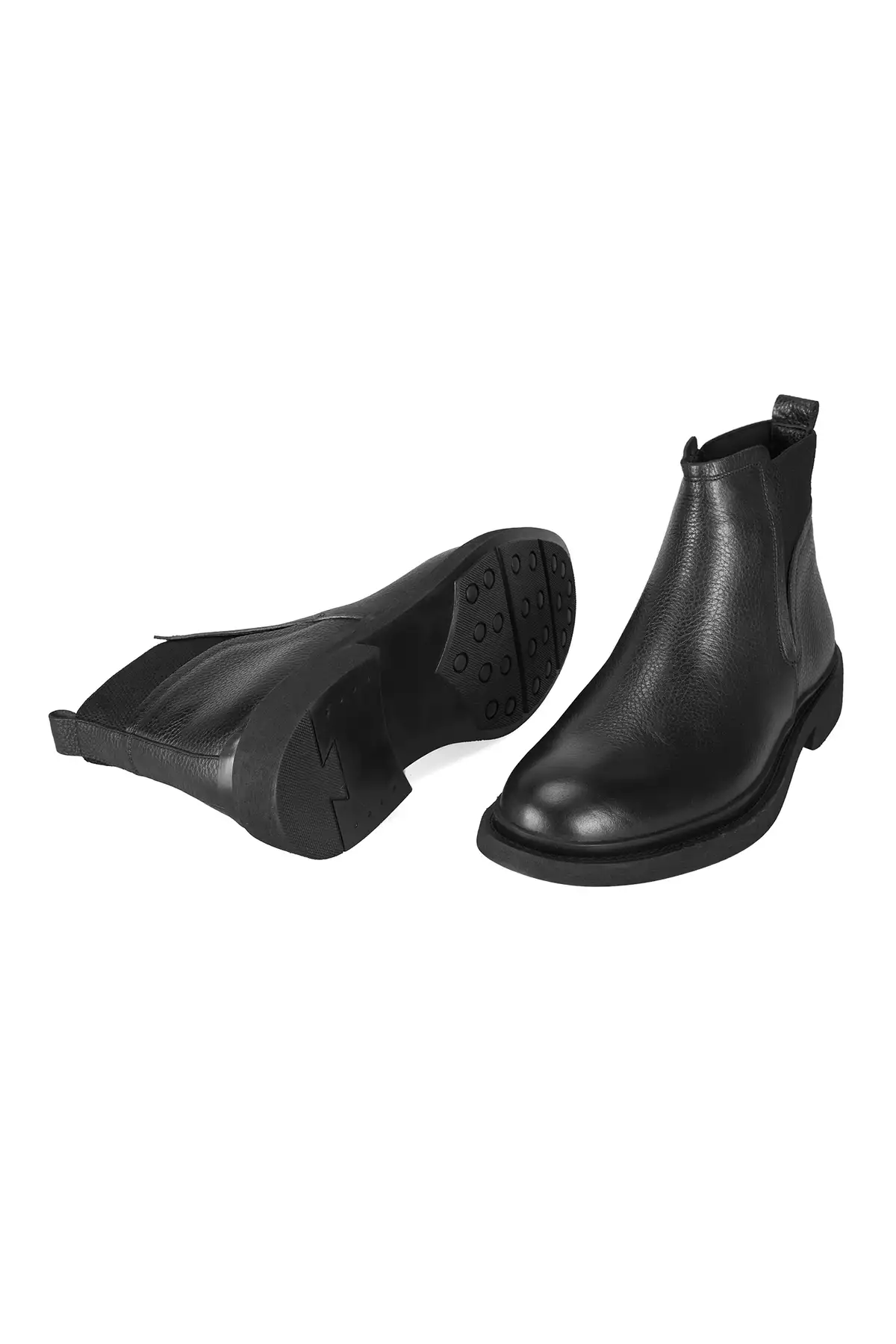 چکمه چرم مردانه سیاه لیان برند Desa - 905103360