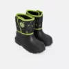 بوت بچگانه مردانه LCW STEPS مشکی با بند چسبی و طرح چاپی برند LC Waikiki - 878130800
