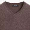 ژاکت پشمی یقه V برند Massimo Dutti - 991302873