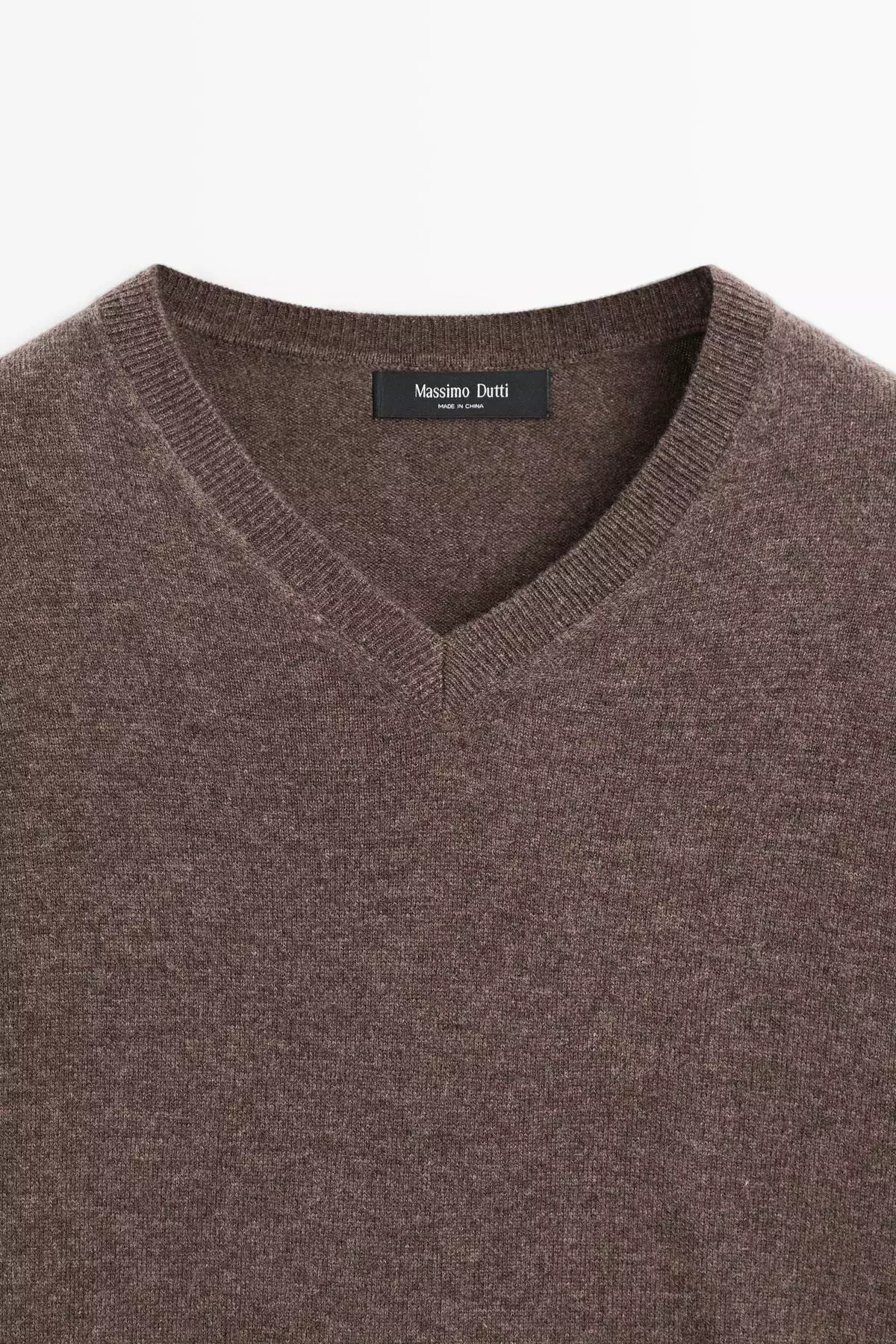 ژاکت پشمی یقه V برند Massimo Dutti - 991302873
