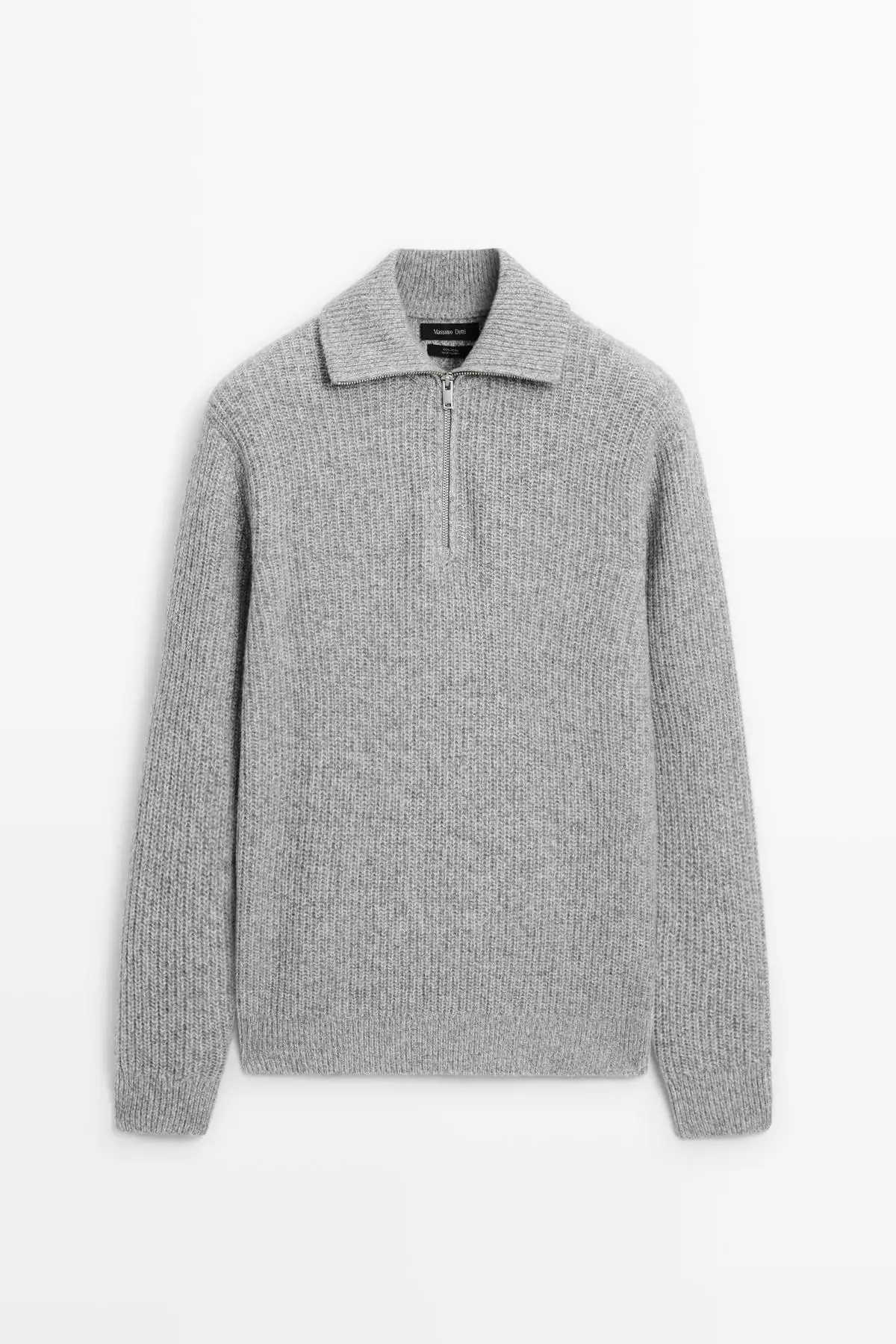 بافتنی یقهای ایستاده ۱۰۰٪ پشمی برند Massimo Dutti - 991315123