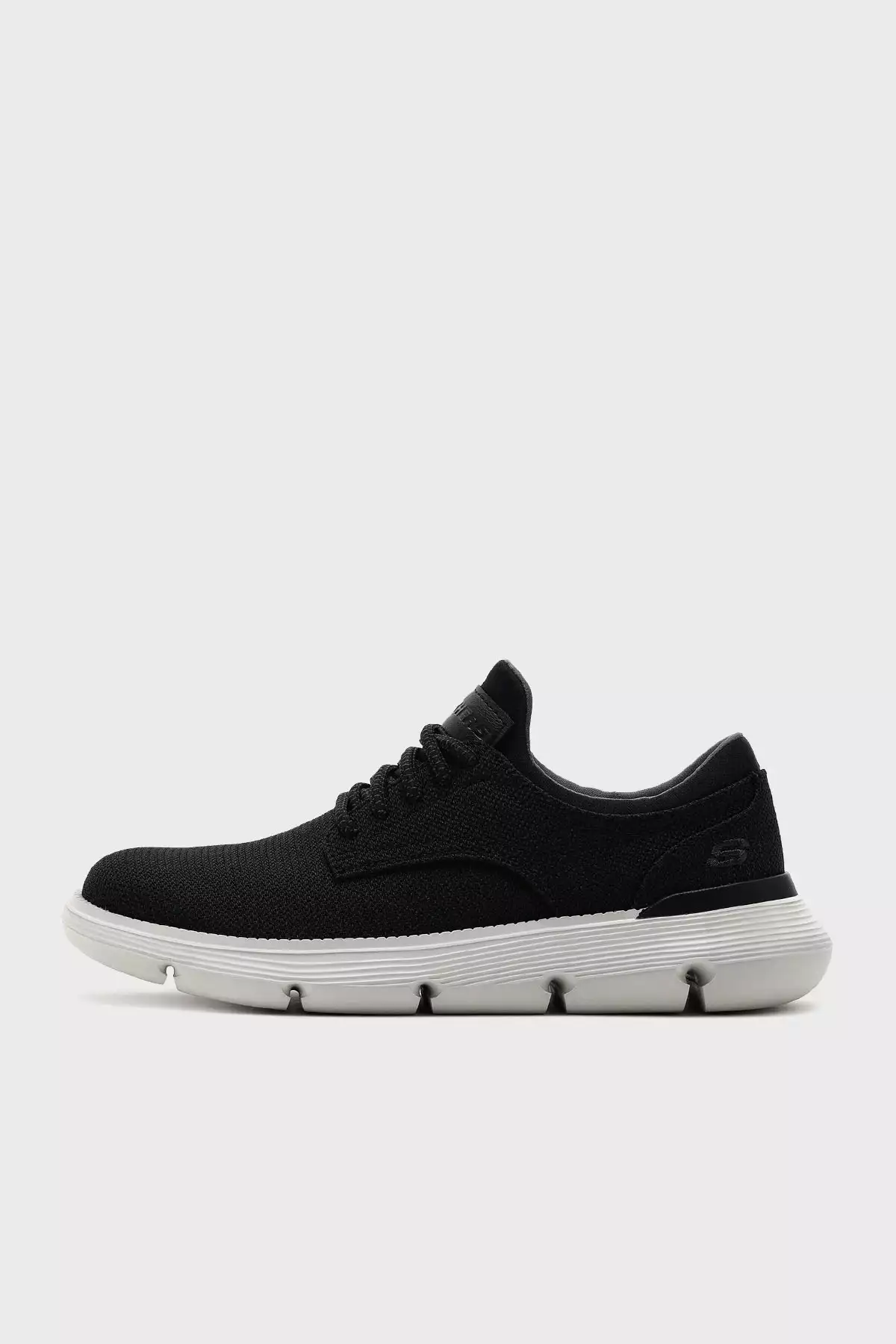 کفش روزمره مردانه با بافت کنواس شماره 204907 مشکی برند Skechers - 930524885