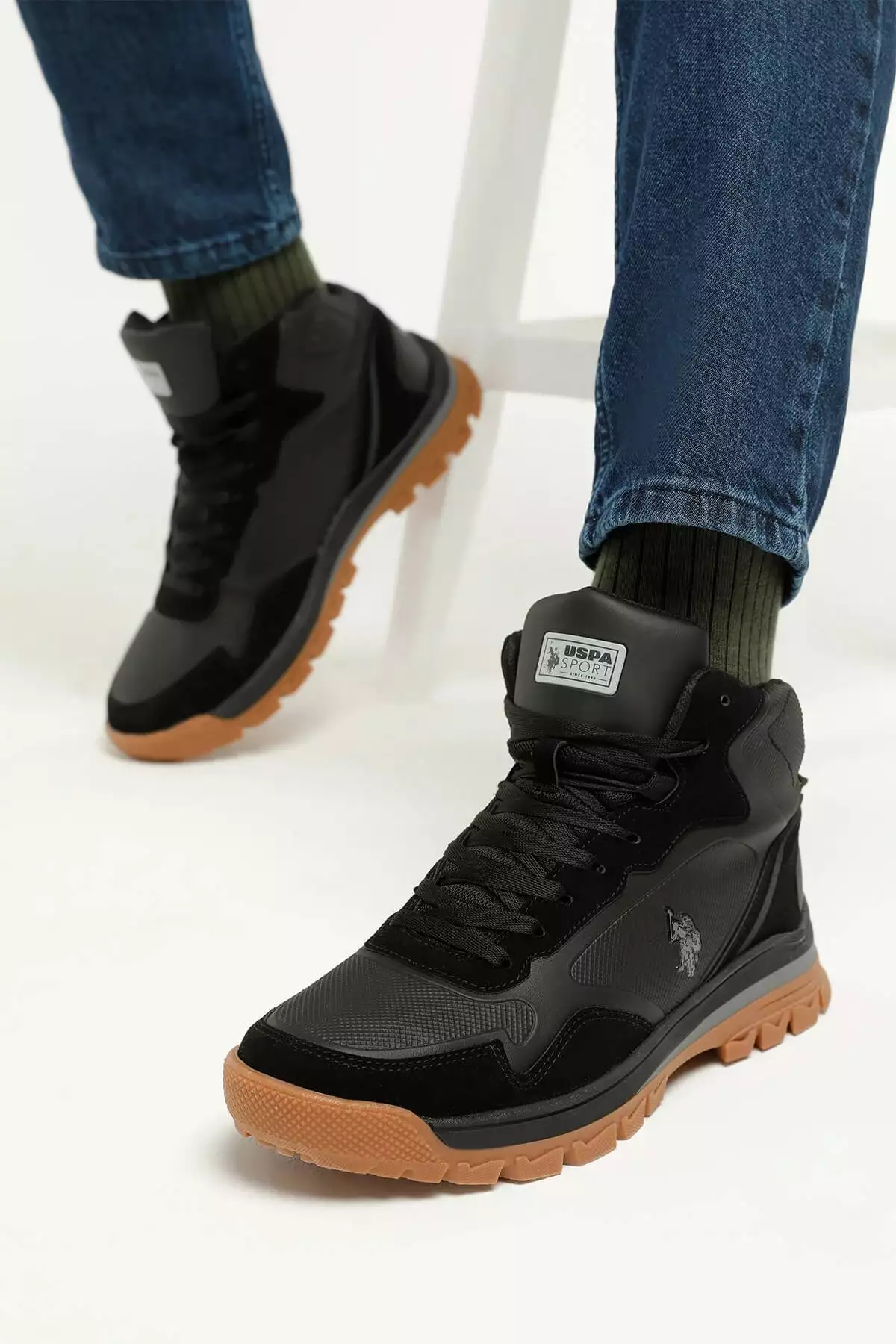 چکمه برزنتی مردانه های سیاه یو.اس. پولو آسسین. برند U.S. Polo Assn. - 761645574
