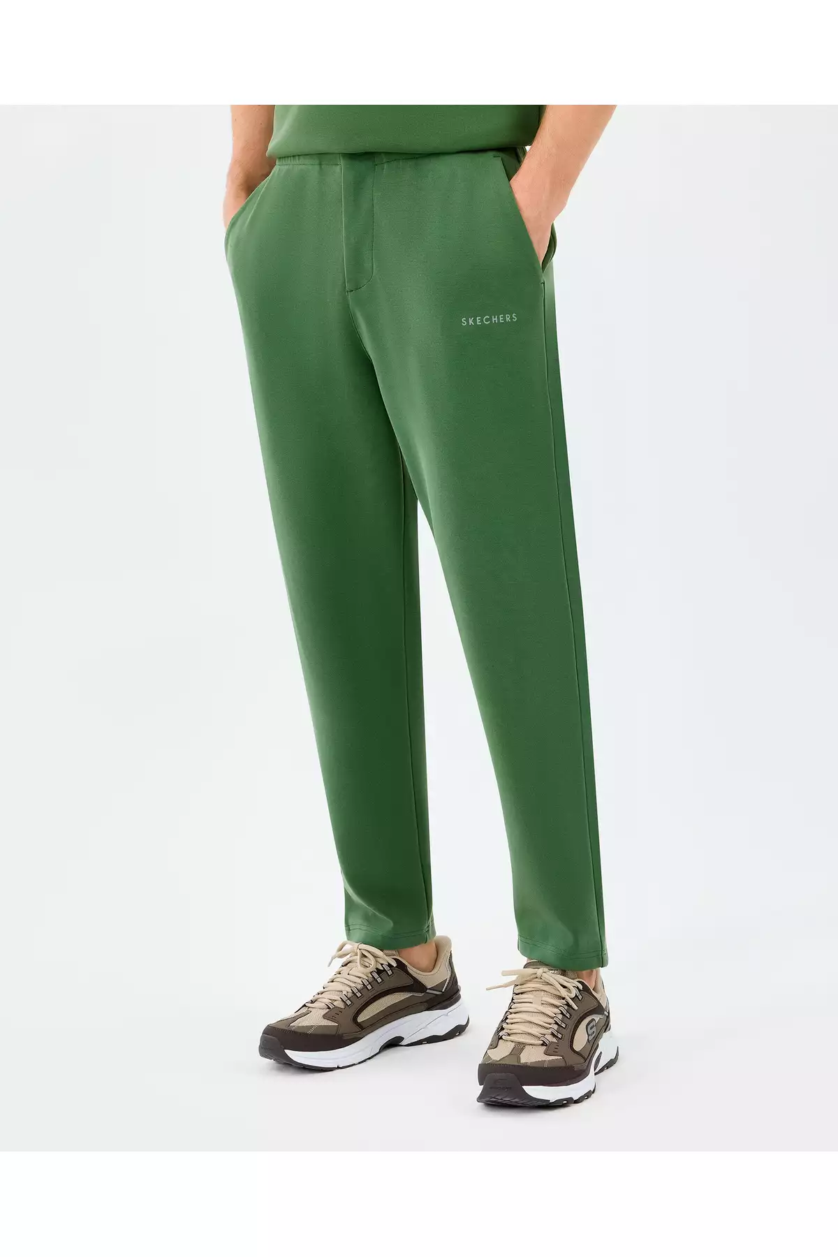 شلوار Sweatpant مردانه M Slim Pant رنگ خاکی مدل S2510042-4255 برند Skechers - 992535401