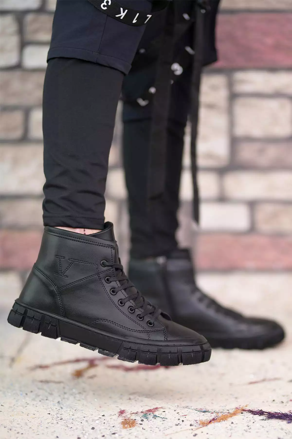 بوت مردانه 0012814 با رنگ پوست سیاه برند Riccon - 402904095