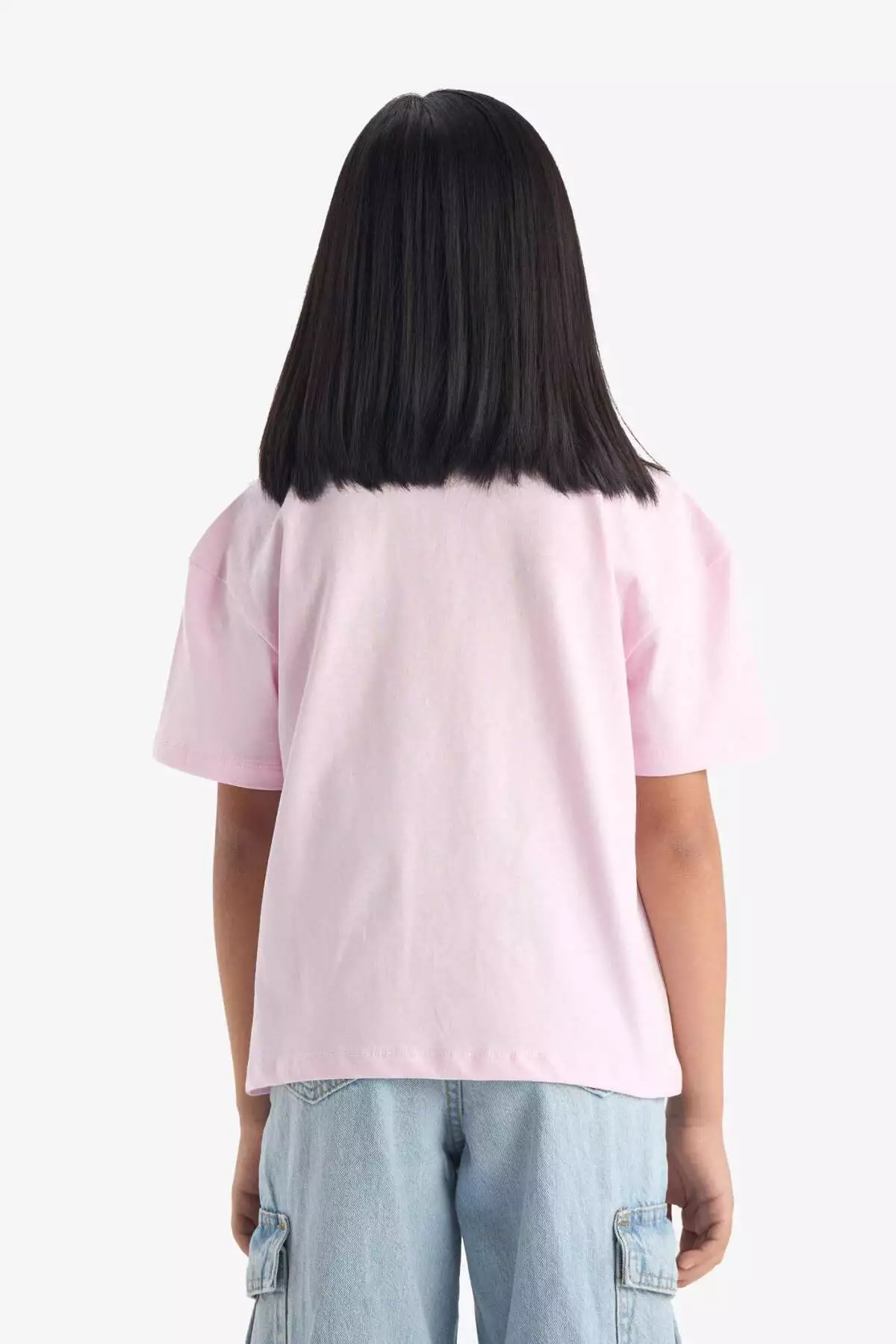 تیشرت دخترانه با طراحی شخصیت هلو کیتی، مدل راحت با یقه دوچرخهای و آستین کوتاه شماره F5389A825HS. برند Defacto - 938882210