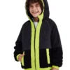 مونت بچگانه فلیس کامل شیروانی سیاه خارجی Sk232203 برند Skechers - 767773812