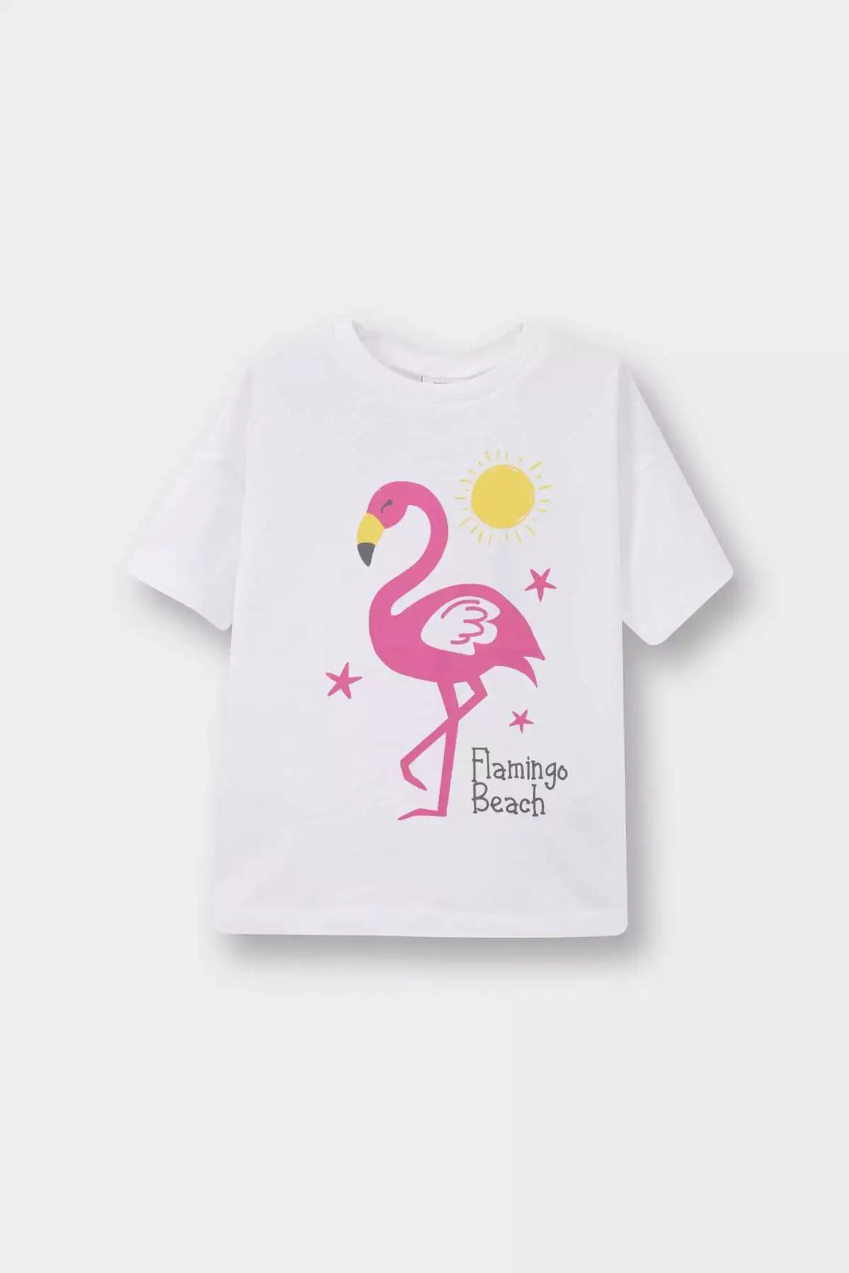 تیشرت کوتاهقد کلاهی دوچرخهای با طرح دخترانه برند Defacto - 971667004