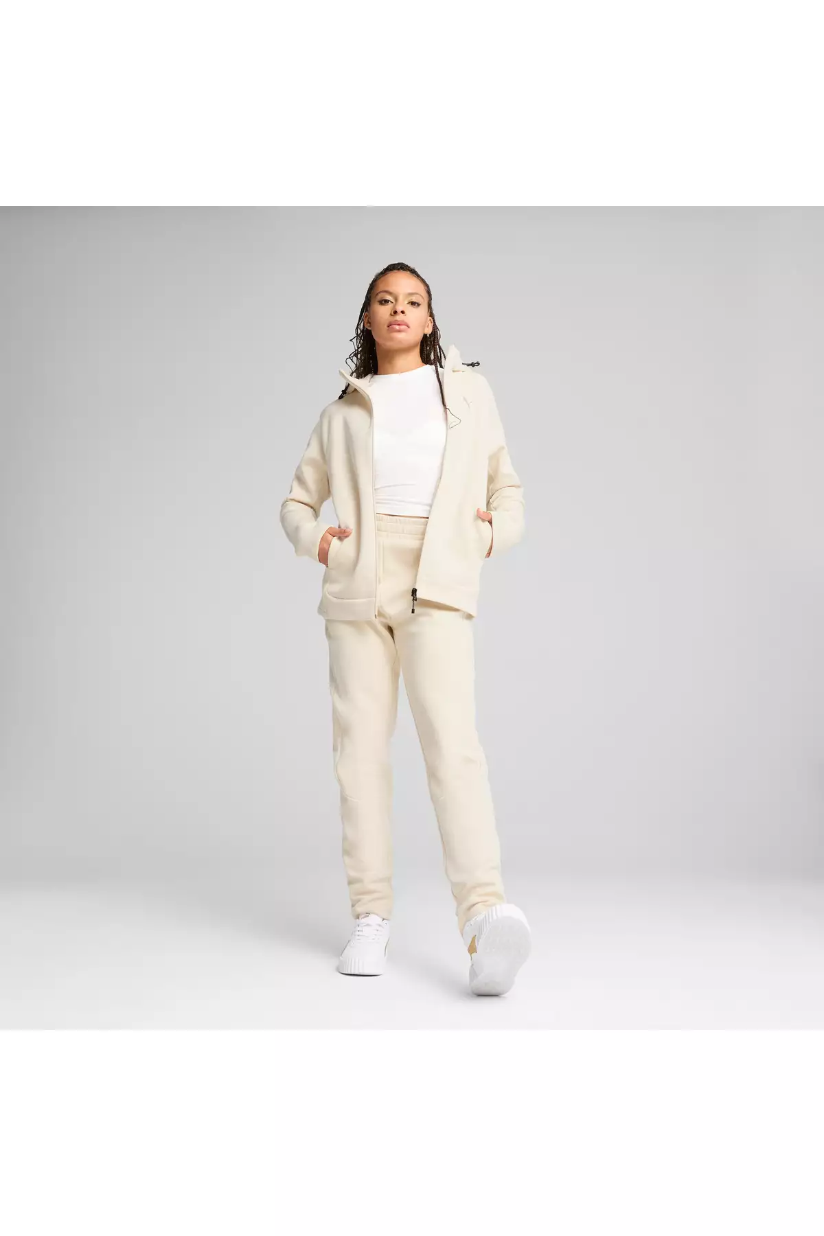 کاپشن زنانه کرمی اووستریپ (685050-87) برند Puma - 901345763