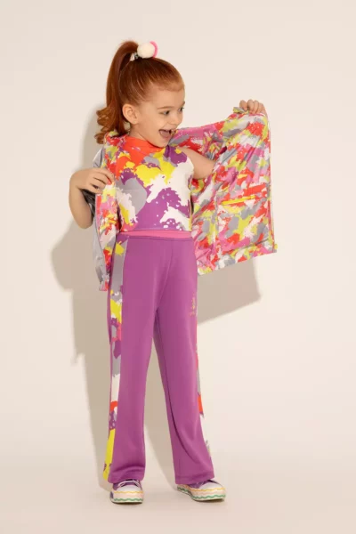 کاپشن دوطرفه کلاه‌دار خاکستری برای دختران 50280889-VR024 برند U.S. Polo Assn. - 832502516