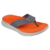 صندل مردانه گو کنسیستنت مدل ۲۲۹۰۳۵ رنگ خاکستری/نارنجی برند Skechers - 820060923