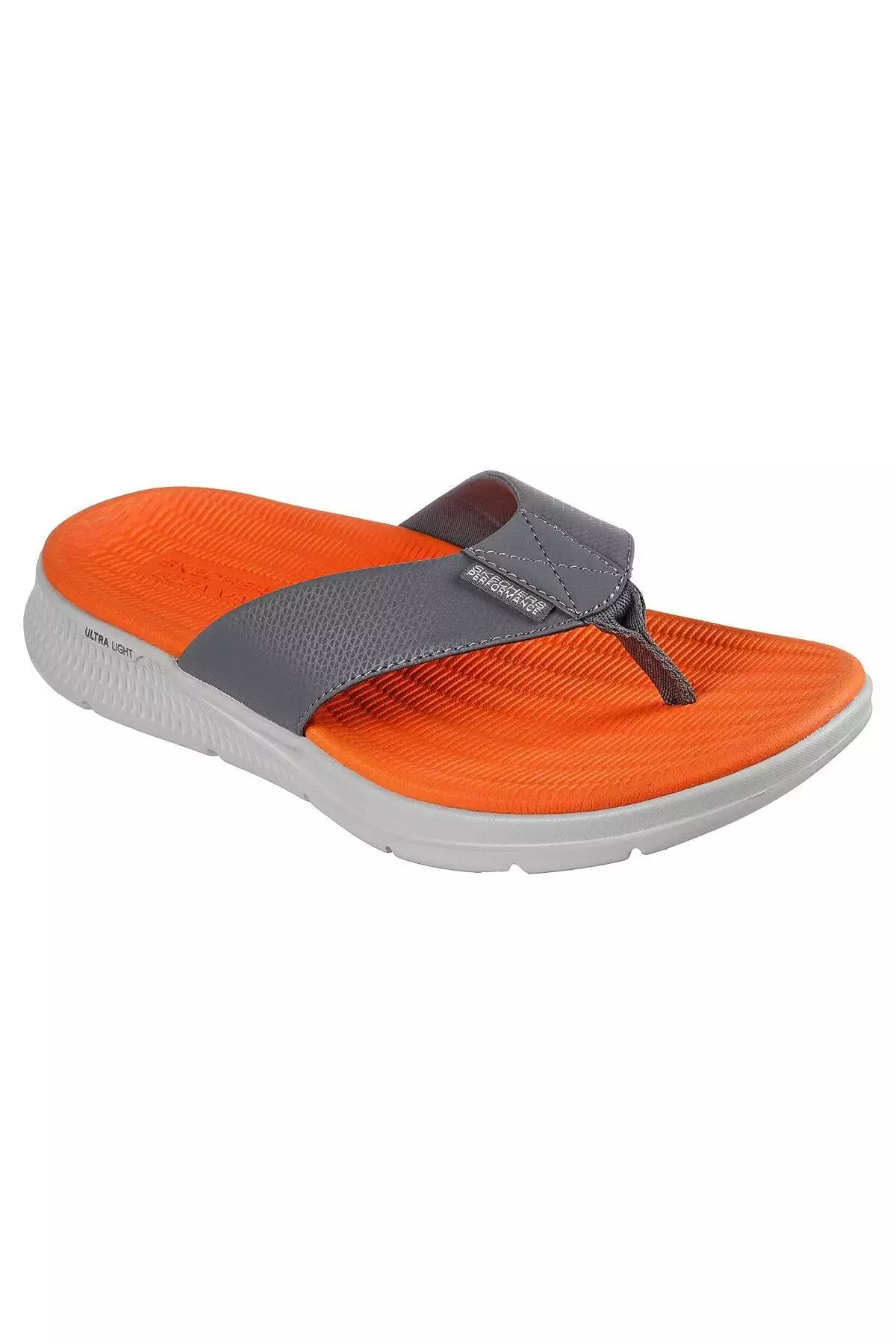 صندل مردانه گو کنسیستنت مدل ۲۲۹۰۳۵ رنگ خاکستری/نارنجی برند Skechers - 820060923