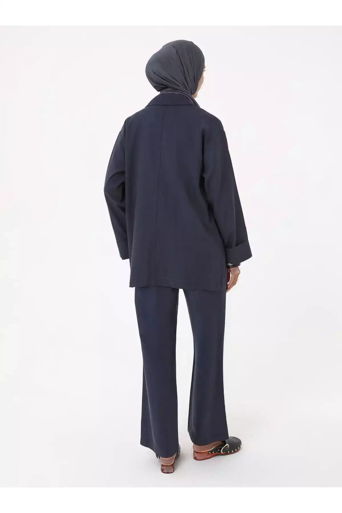 ست Jacket و شلوار نرم و راحت - رنگ سرمهای - برند Refka - 963076088