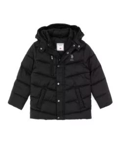 کاپشن مشکی بچهگانه مردانه 50312119-VR046 برند U.S. Polo Assn. - 1038093396