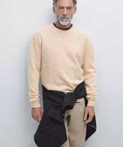 پالتوی یقه دوچرخهای با ترکیب پشم برند Massimo Dutti - 991313597