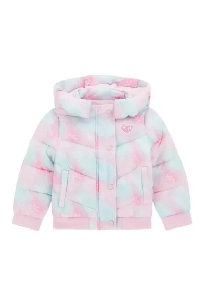 کت بلند با کلاه و پدینگ برند Guess - 1007022767