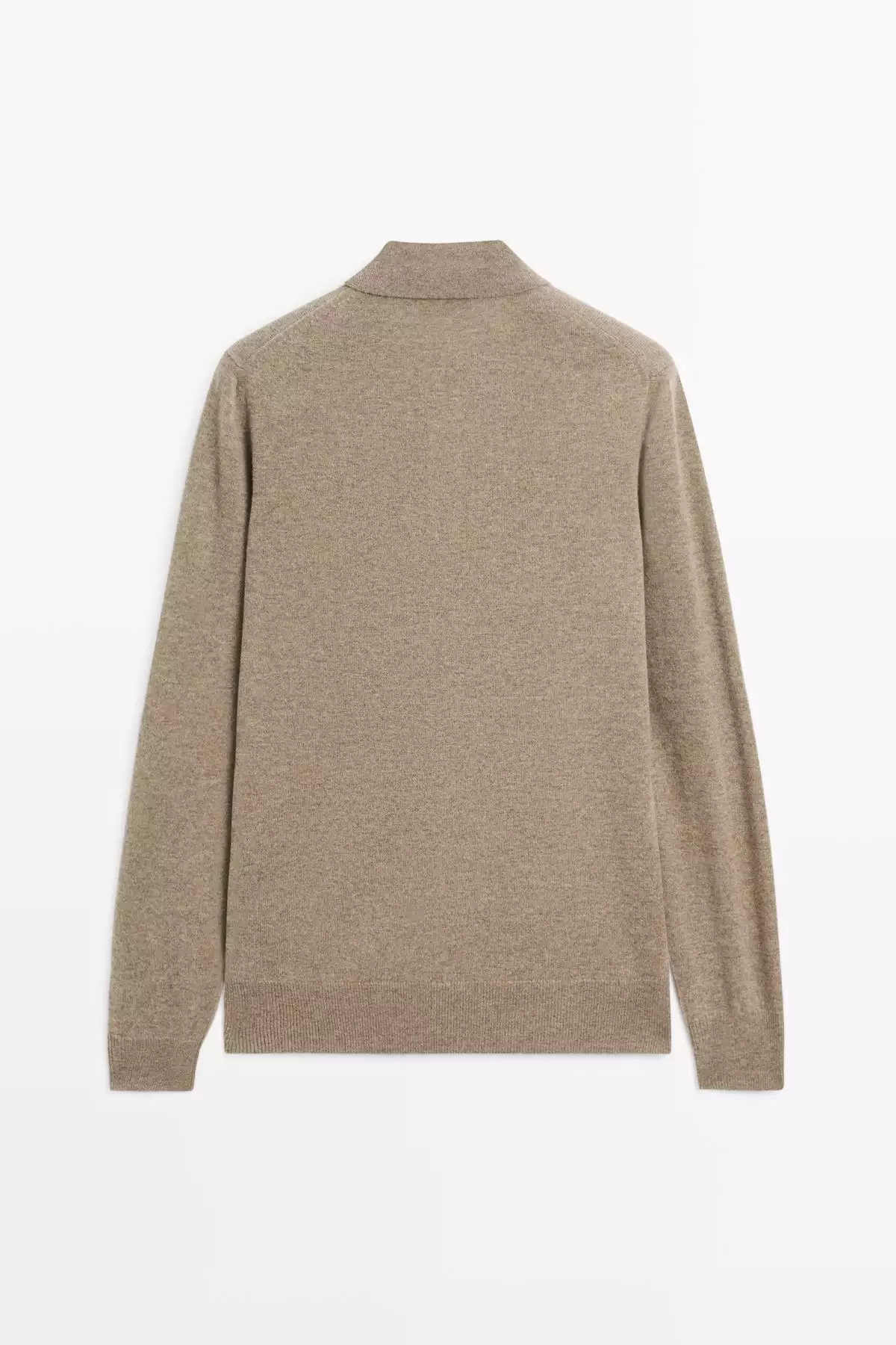 پولوشرت با یقه ایستاده و ترکیب پشم یاتون برند Massimo Dutti - 984774169