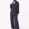 ست Jacket و شلوار نرم و راحت - رنگ سرمهای - برند Refka - 963076088