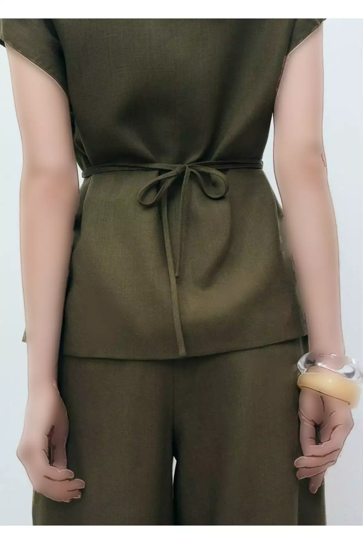 تیشرت کراس لیوسل برند MANGO - 937693226