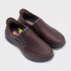 کفش کژوال مردانه اسلید-کوپر با ترکیب چرم 205237 RDBR برند Skechers - 1036259650