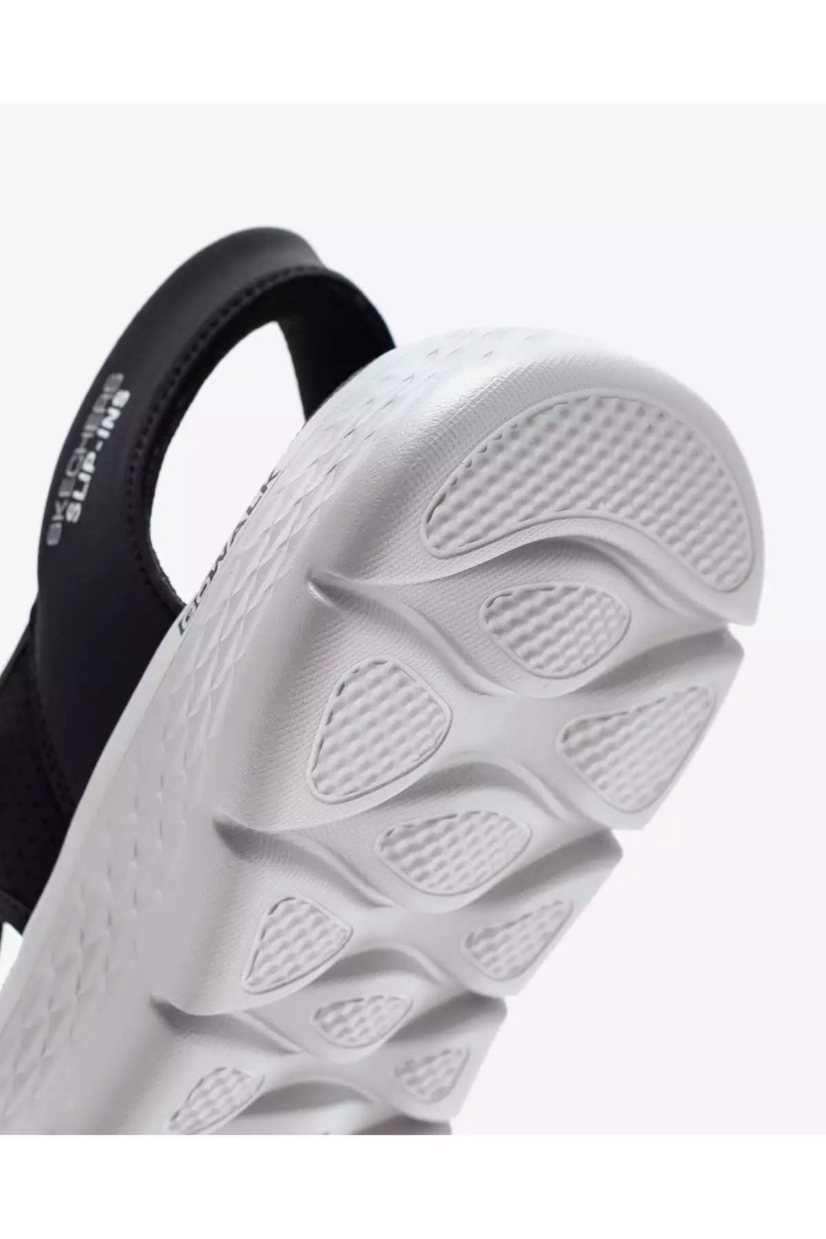 صندل راحتی گو واک فلکس - ورودی آسان مردانه رنگ مشکی 229210 BKGY برند Skechers - 889028111