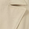 ترنچ کوت میدی دو ردیفه دکمه دار با جیب و جزئیات ضد باد برند Koton - 822500625