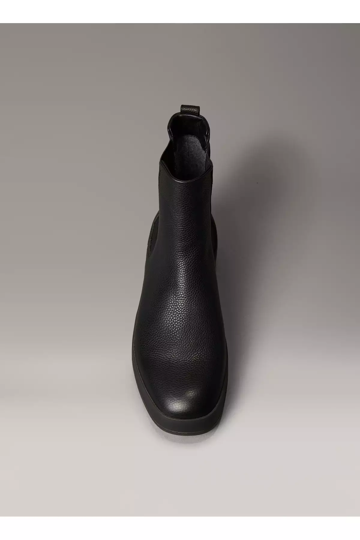 چکمه مردانه سیاه هایبرید کاپ چلسی چرم برند Calvin Klein - 1018239569