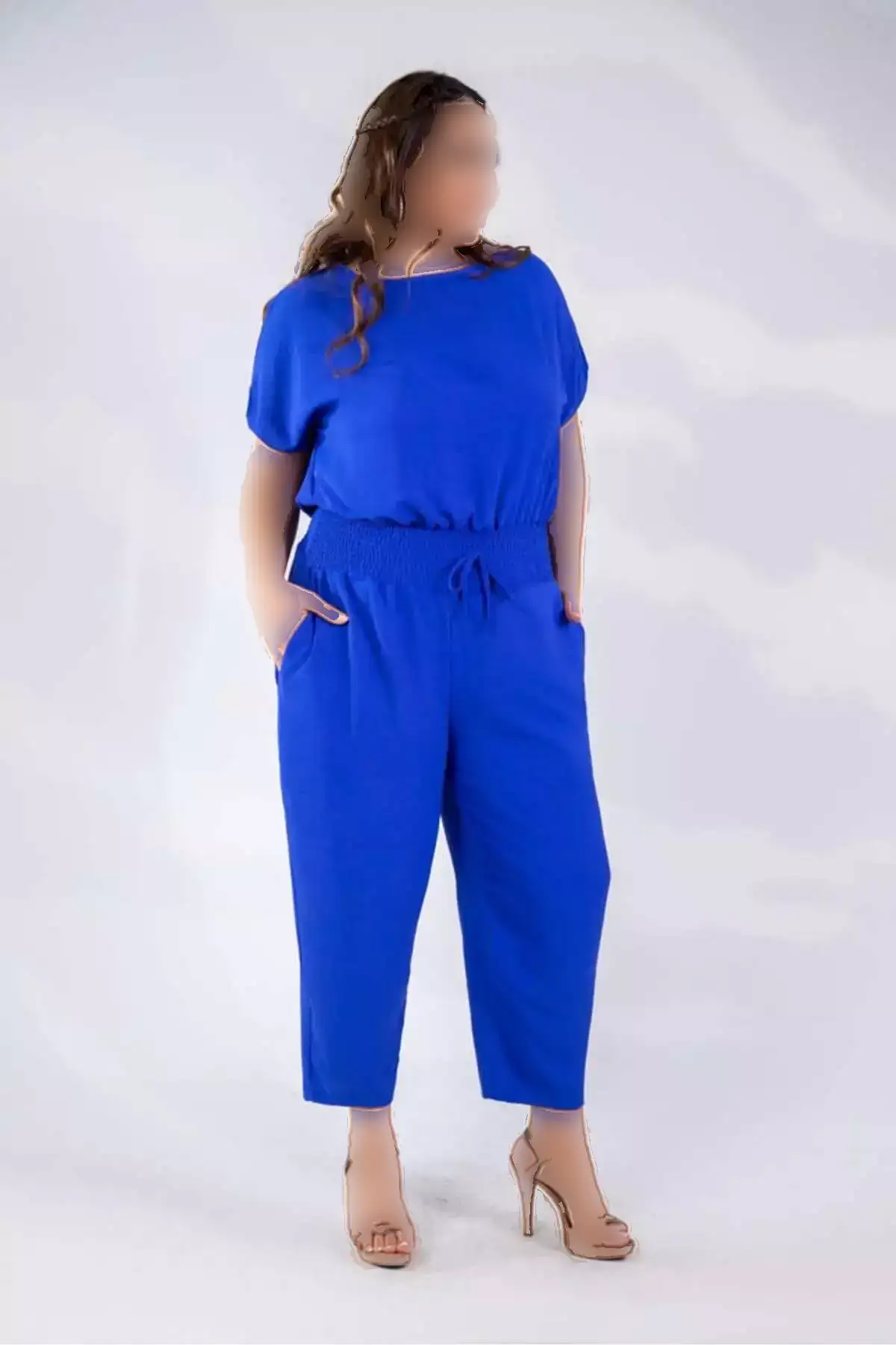 تراش بزرگ 333474 شلوارک با کمر کشی برند Roxxlen - 992789999